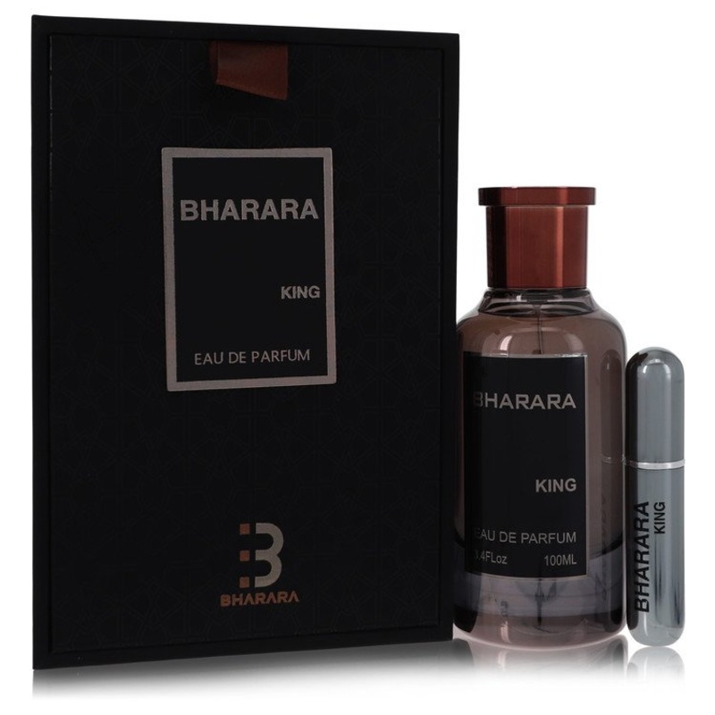 Bharara King by Bharara Beauty Eau De Parfum Spray + Refillable Travel Spray 3.4 oz for Men - Premium Designer Fragrance