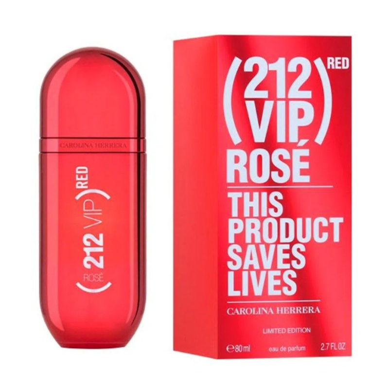 Carolina Herrera 212 VIP Rose Red for women | Samples 2.7 oz / 80 ml