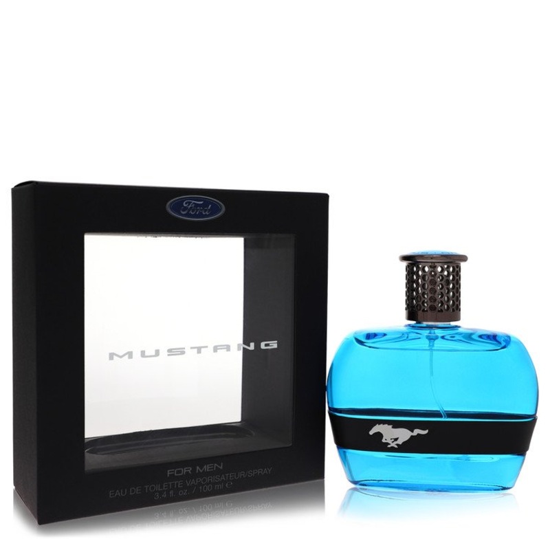 Ford Mustang Blue by Estee Lauder For Men Eau De Toilette Spray 3.4 oz