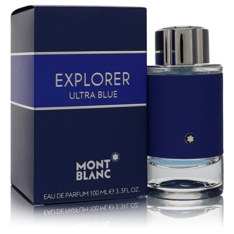 Cologne Mont Blanc Explorer Ultra Blue 3.4 Oz  EDP Spray for Men