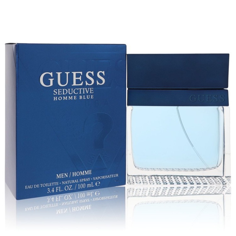 Guess Seductive Homme Blue by Guess Eau De Toilette Spray 3.4 oz for Men - Premium Designer Fragrance