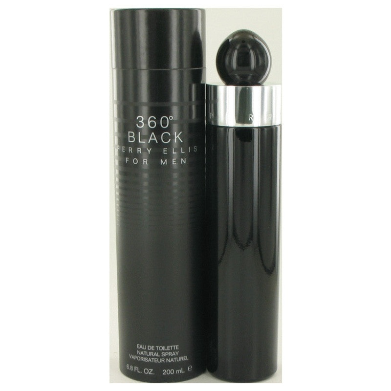 Perry Ellis 360 Black by Perry Ellis For Men Eau De Toilette Spray 6.8 oz