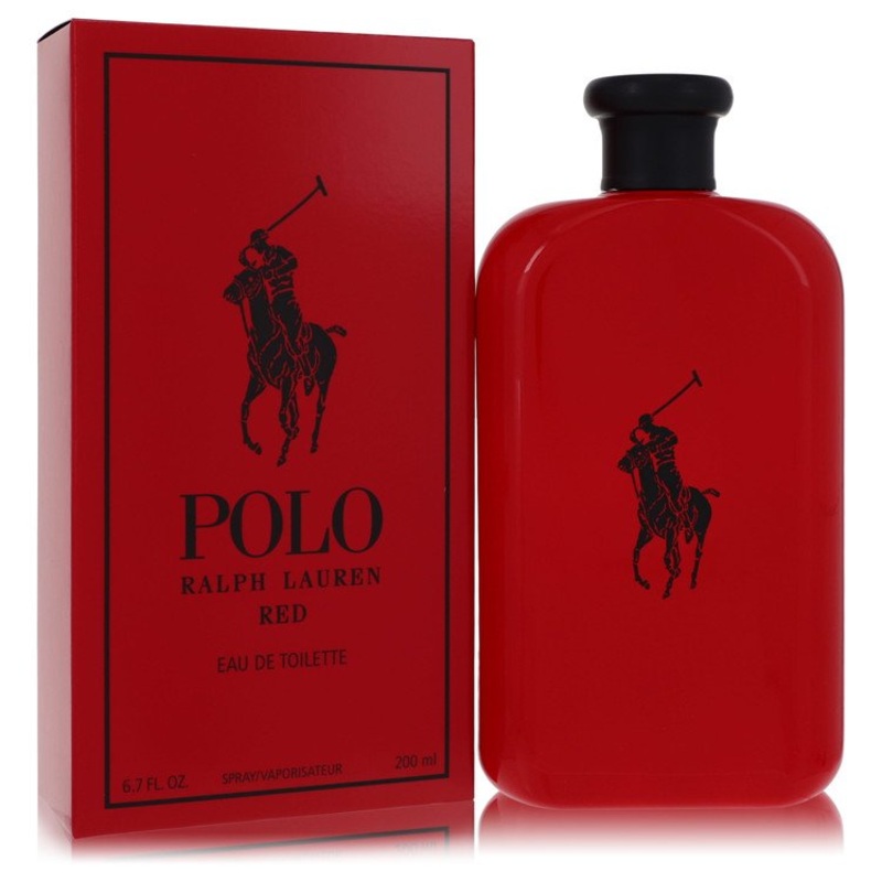 Polo Red By Ralph Lauren Cologne 6.7 Oz Edt Spray For Men - Box