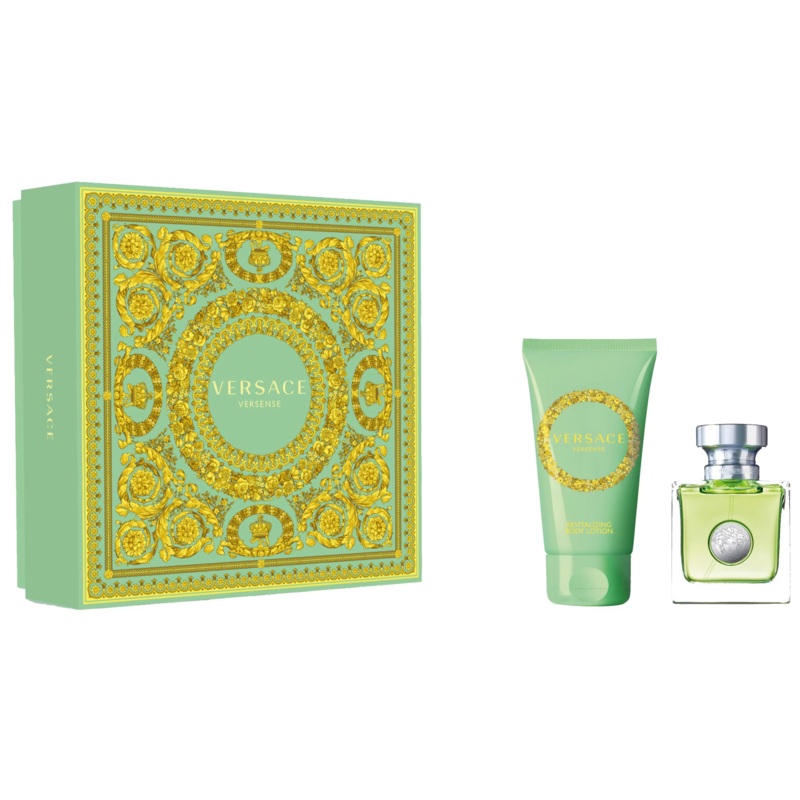 Versace Versense 2PCS Gift Set - 30ML EDT Spray + 50ML Revitalizing Body Lotion (Women)