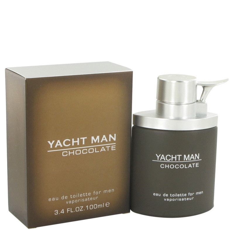 Yacht Man Chocolate by Myrurgia For Men Eau De Toilette Spray 3.4 oz