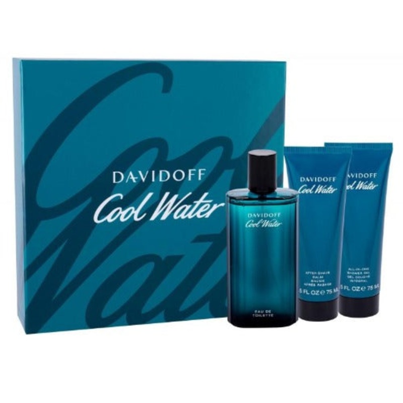 Cool Water 3 Piece Gift Set 3 Piece Gift Set With 4.2 Oz EDT