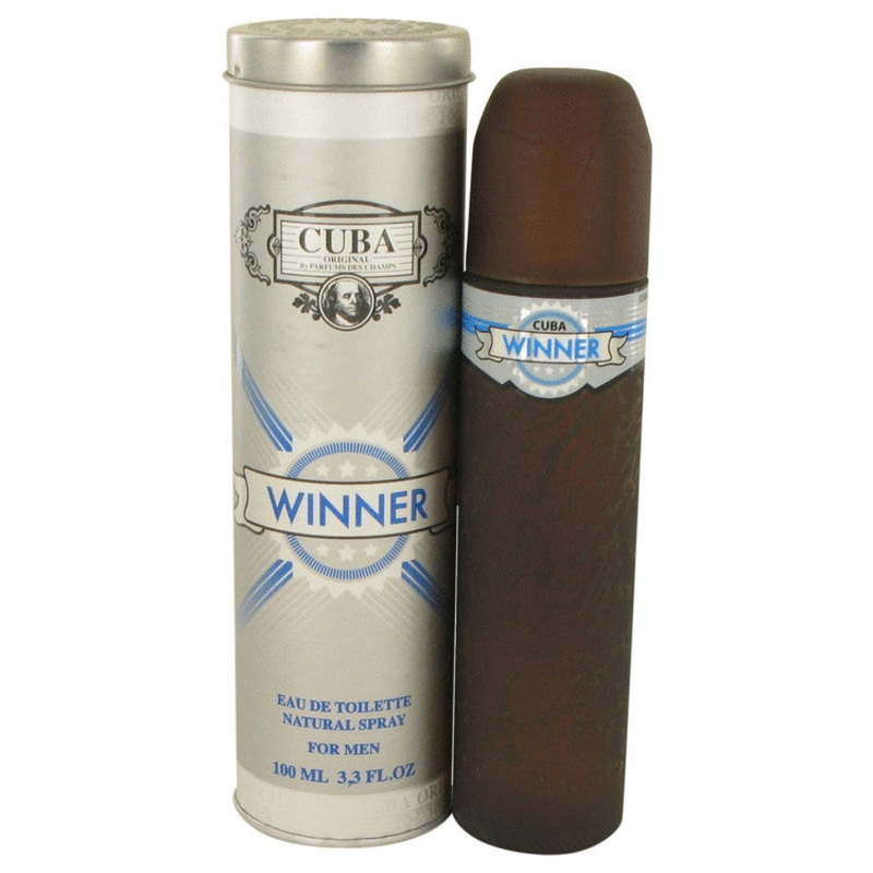 Cuba Winner by Fragluxe For Men Eau De Toilette Spray 3.4 oz