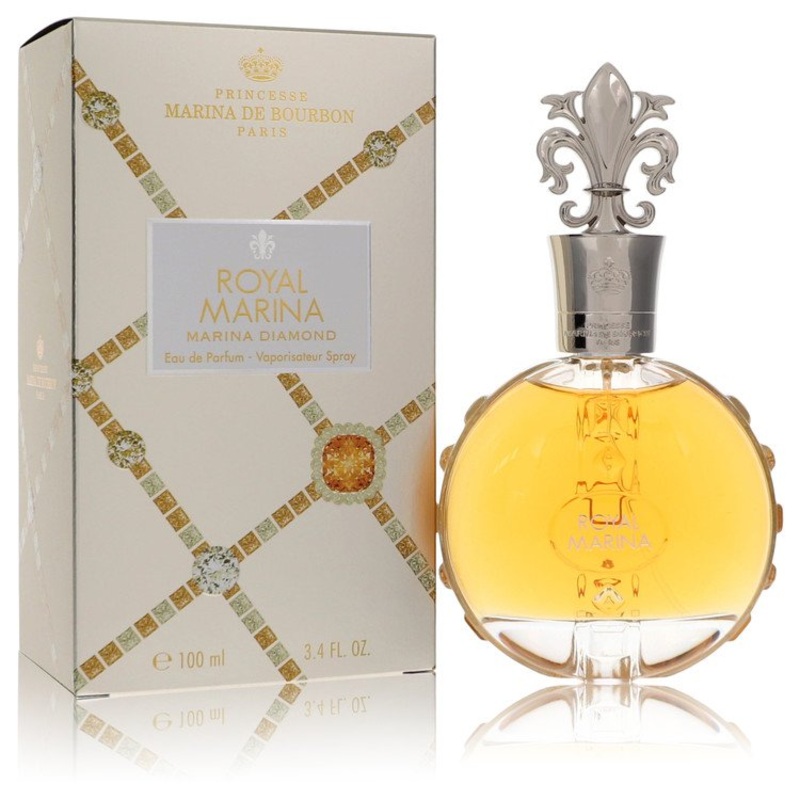 Royal Marina Diamond by Marina De Bourbon Eau De Parfum Spray 3.4 oz for Women - Premium Designer Fragrance