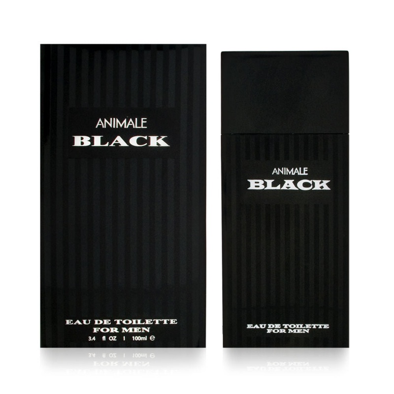 Animale Black by Parlux for Men 3.4 oz Eau de Toilette Spray