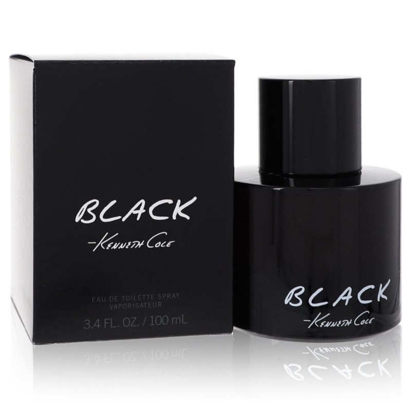 Kenneth Cole Black by Kenneth Cole Eau De Toilette Spray 3.4 oz for Men - Premium Designer Fragrance