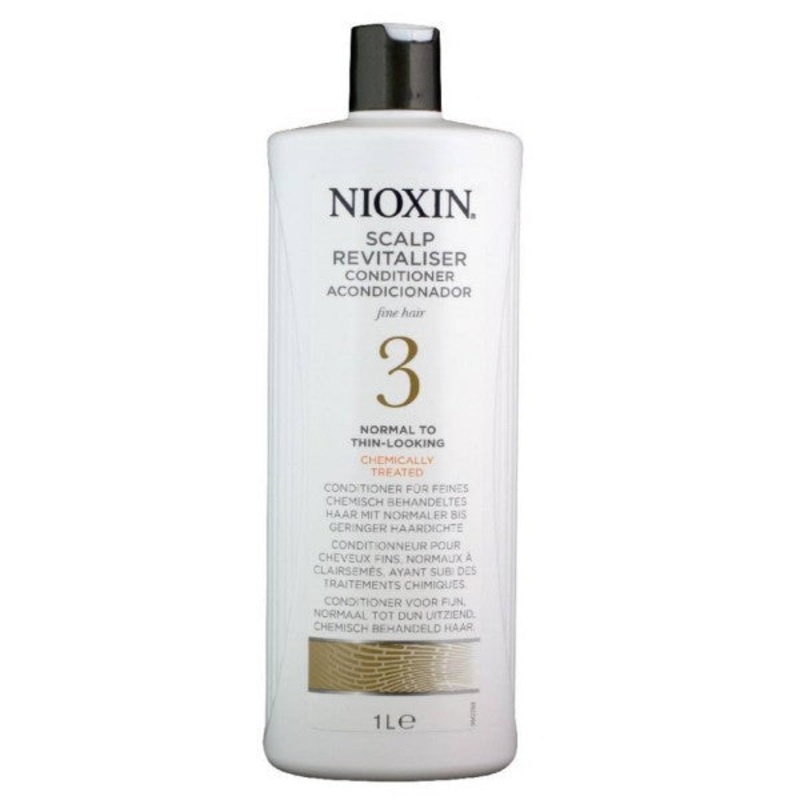 Nioxin System 3 Scalp Therapy Conditioner by Nioxin 33.8 Oz. Conditioner For Women (For Fine, Chemically Treated, Normal To Thin Looking Hair)