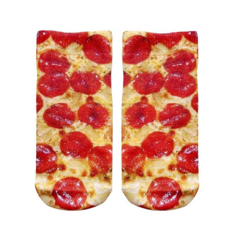 Living Royal Pizza Ankle Socks Model No. 4113A - 1 Pair