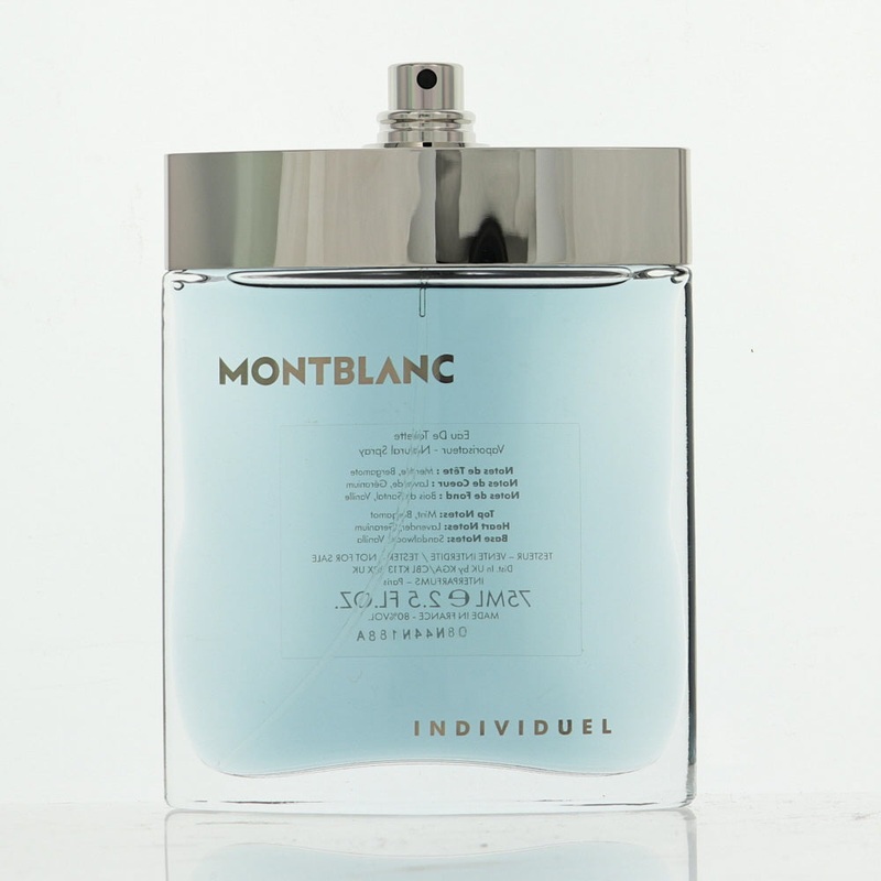 Mont Blanc Individuelle By Mont Blanc Cologne 2.5 Oz Edt Spray For Men - Tester