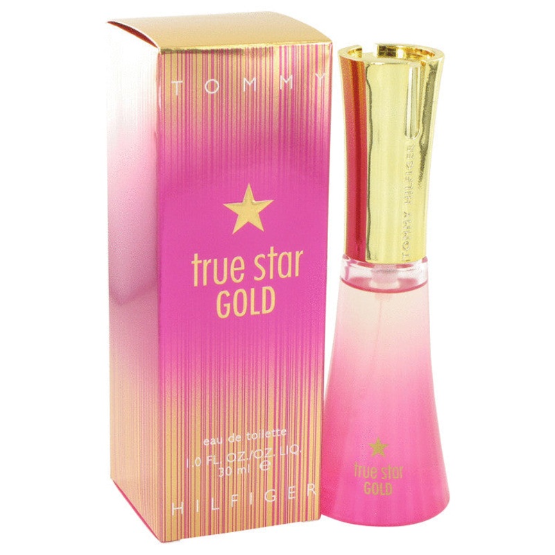 True Star Gold by Tommy Hilfiger For Women Eau De Toilette Spray 1 oz