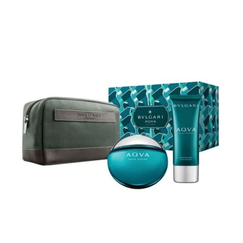 Aqua 3 Piece Gift Set by Bvlgari for Men