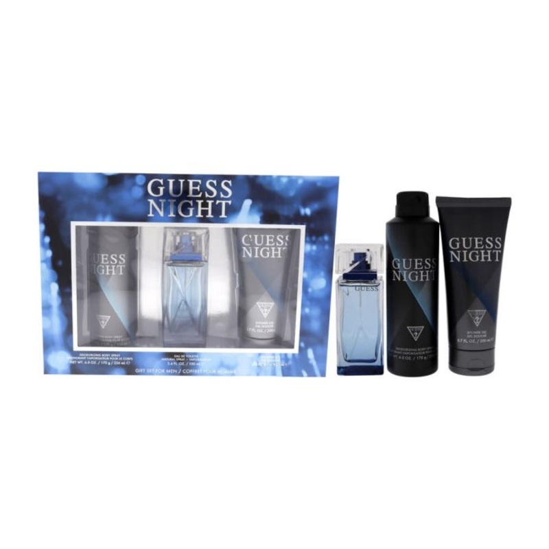 Guess Night 3 Pc Gift Set by Guess for Men