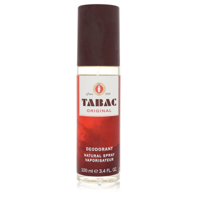 Tabac by Maurer & Wirtz Deodorant Spray (Glass Bottle) 3.3 oz for Men - Premium Designer Fragrance