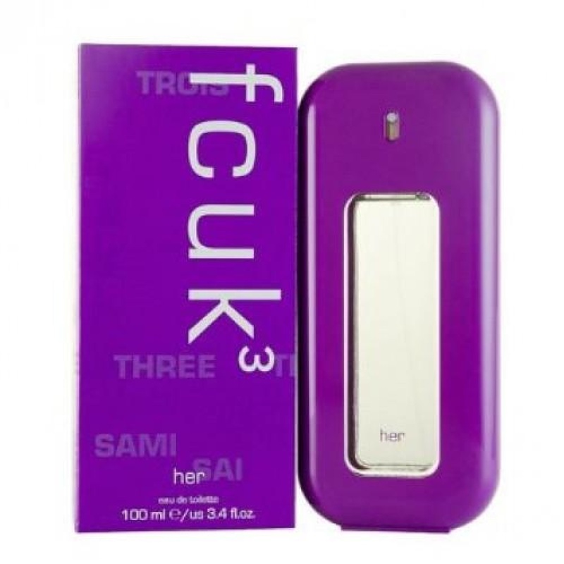 FCUK 3 EDT Spray (W) 100ML (NO BOX)