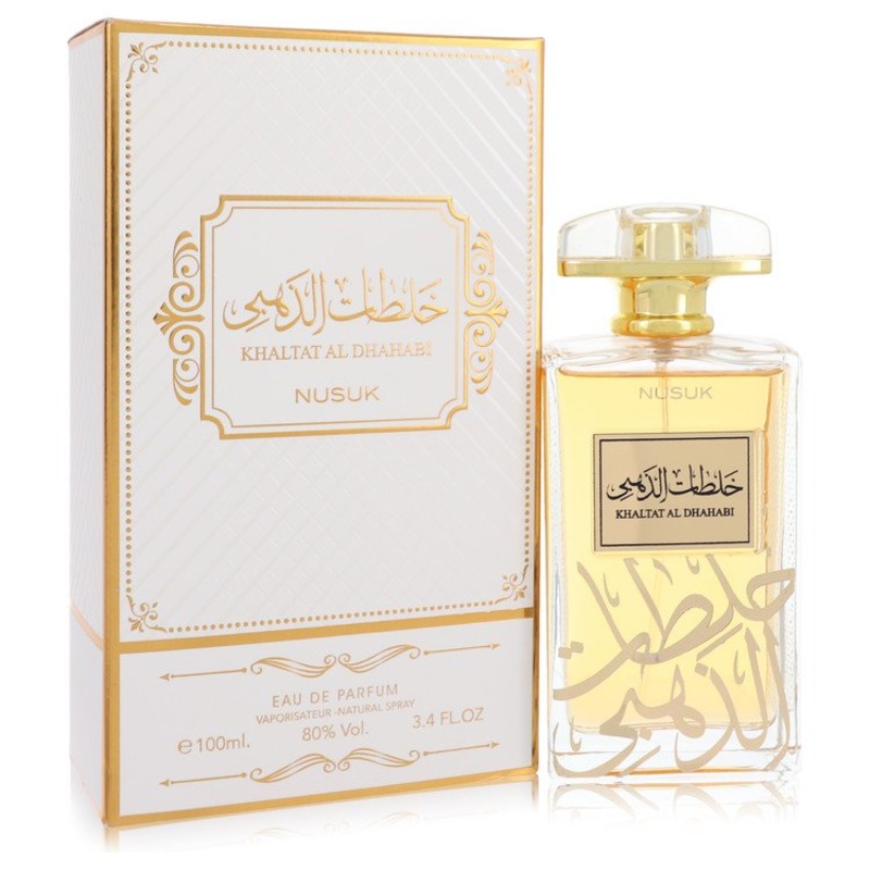 Khaltat Al Dhahabi by Nusuk Eau De Parfum Spray (Unisex) 3.4 oz for Men - Premium Designer Fragrance