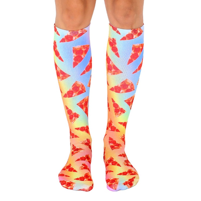 Living Royal Pizza Slices Knee High Socks Model No. 7185K - 1 Pair
