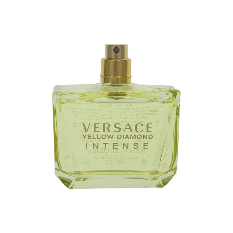 Versace Yellow Diamond Intense By Versace Perfume 3.0 Oz Edt Spray For Women - Tester