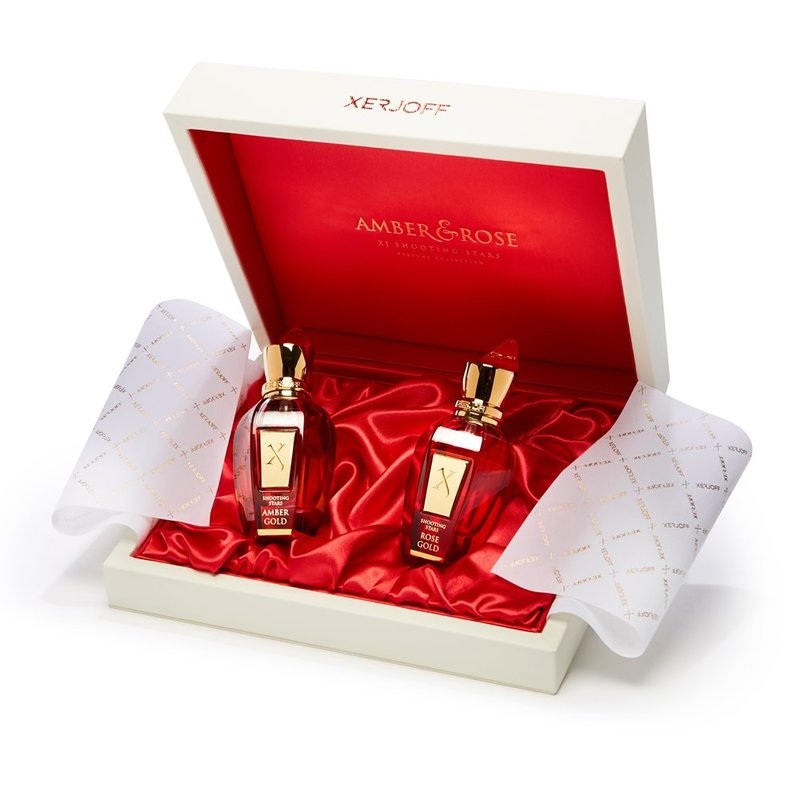 Xerjoff 2PCS Gift Set - Amber Gold 50ML EDP Spray + Rose Gold 50ML EDP Spray (Unisex)