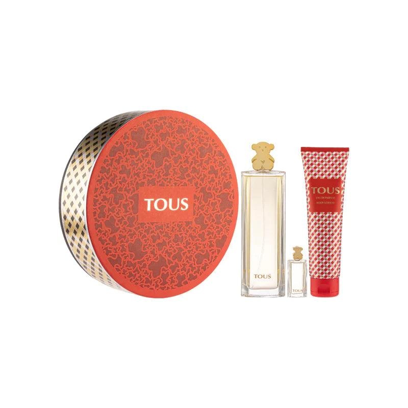 Tous Gold for Women EDP Gift Set (3PC) 90mL + 4.5mL + 150mL Body Lotion