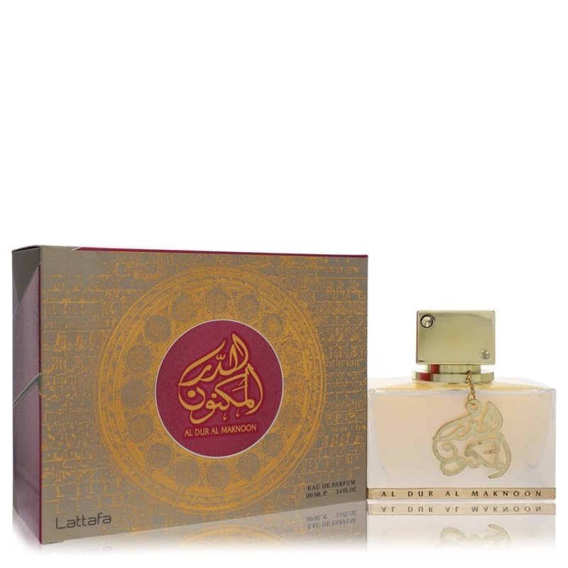 Lattafa Al Dur Al Maknoon Gold by Lattafa For Men Eau De Parfum Spray (Unisex) 3.4 oz
