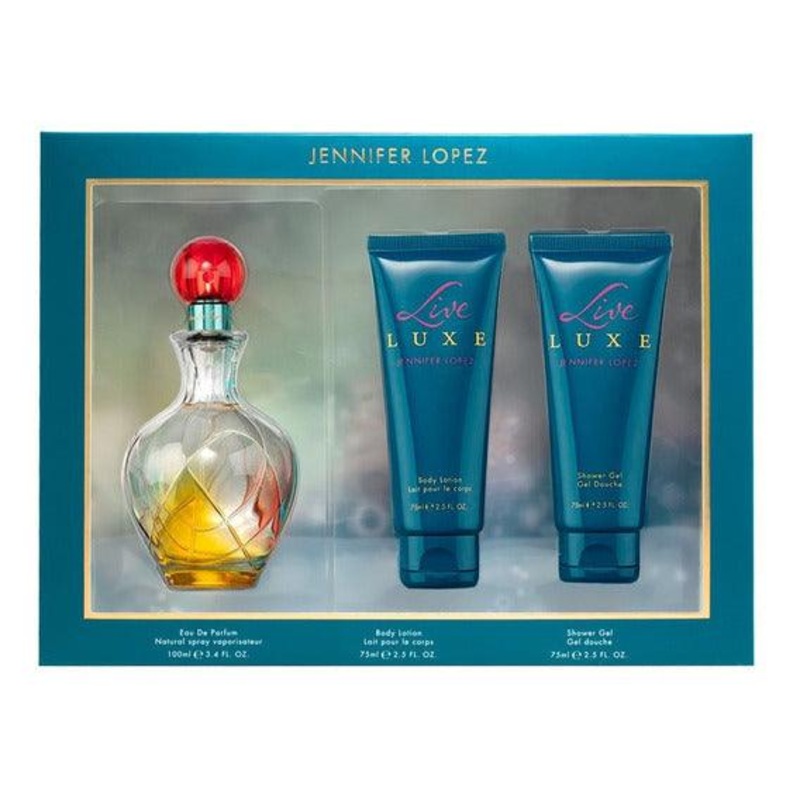 Live Luxe Eau de Parfum Gift Set (3PC) 100mL + 75mL body lotion + 75mL shower gel