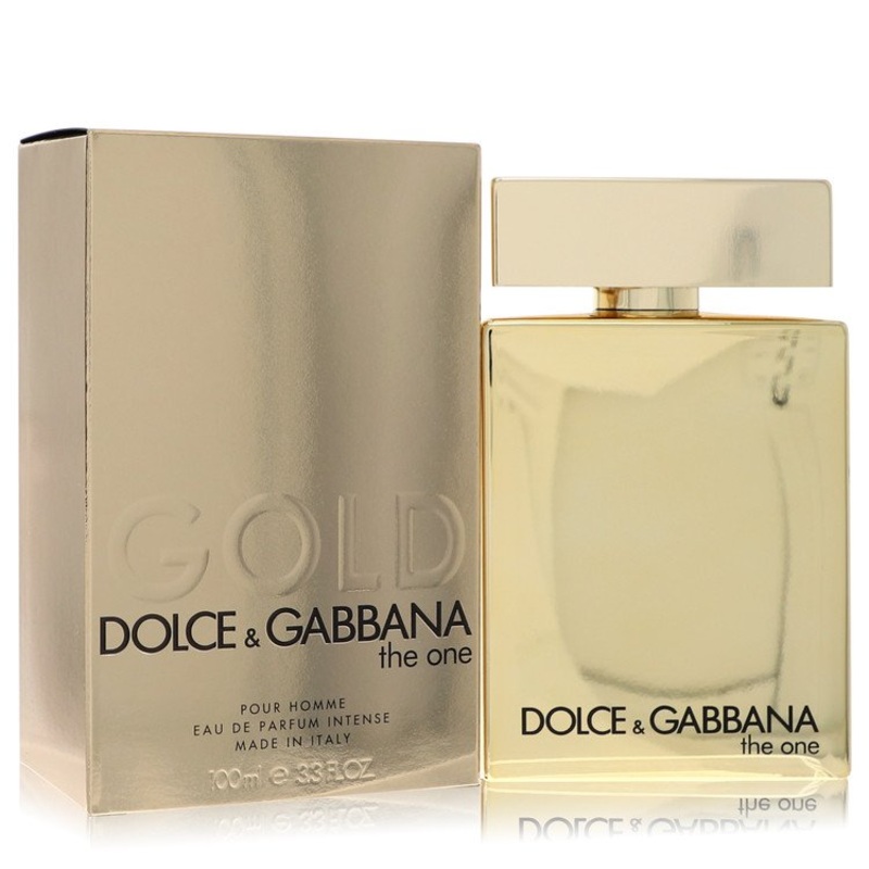 The One Gold by Dolce & Gabbana Eau De Parfum Intense Spray 3.3 oz for Men - Premium Designer Fragrance
