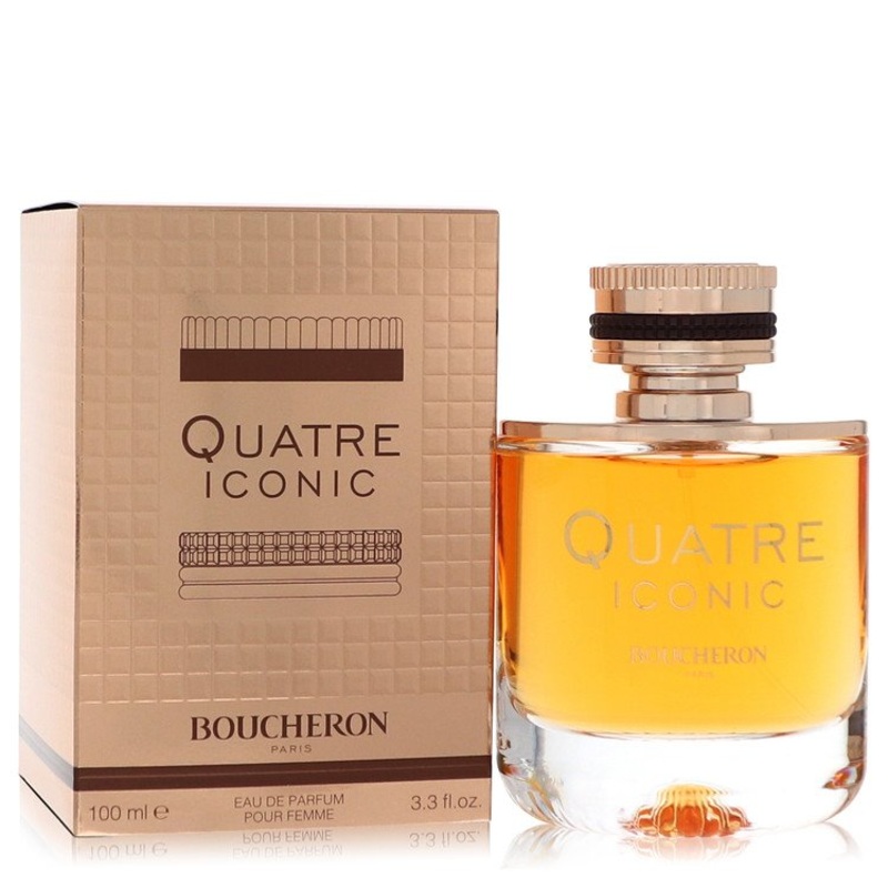 Quatre Iconic by Boucheron Eau De Parfum Spray 3.3 oz for Women - Premium Designer Fragrance