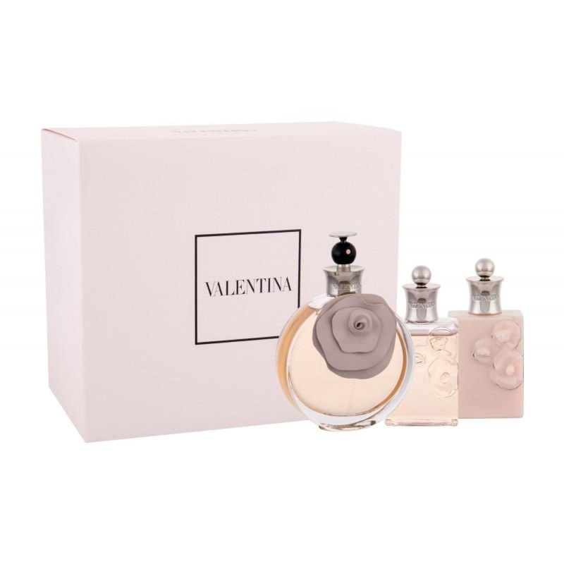 Valentino Valentina Gift Set 3PCS - 80ML EDP Spray + 50ML Body Lotion + 50ML Shower Gel (Women)
