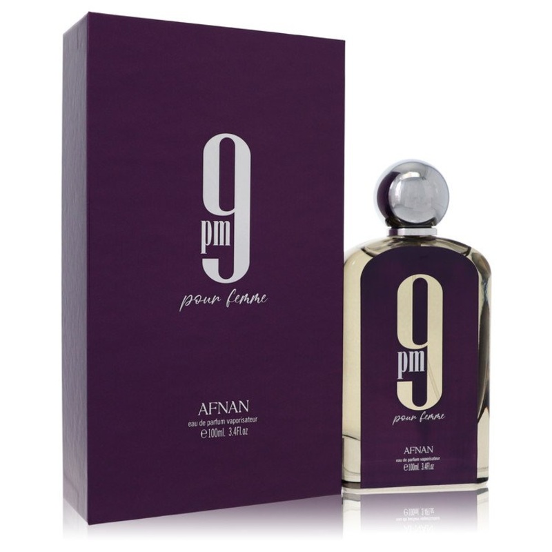 9 Pm Femme By Afnan Perfume 3.4 Oz Edp Spray For Women - Box