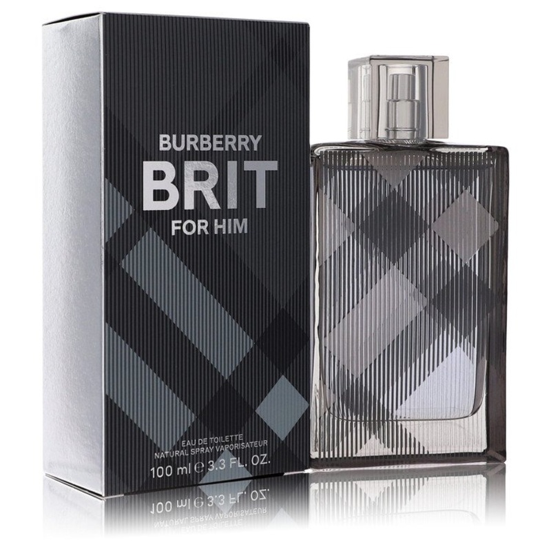 Burberry Brit EDT Spray 3.3 Oz Cologne by Burberry for Men