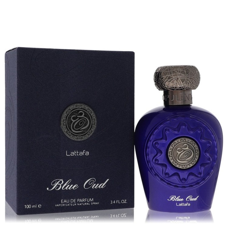 Lattafa Blue Oud by Lattafa Eau De Parfum Spray (Unisex) 3.4 oz for Men - Premium Designer Fragrance