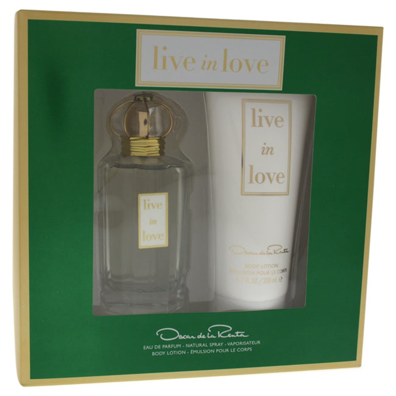 Live In Love by Oscar De La Renta for Women - 2 Pc Gift Set 3.4 oz.