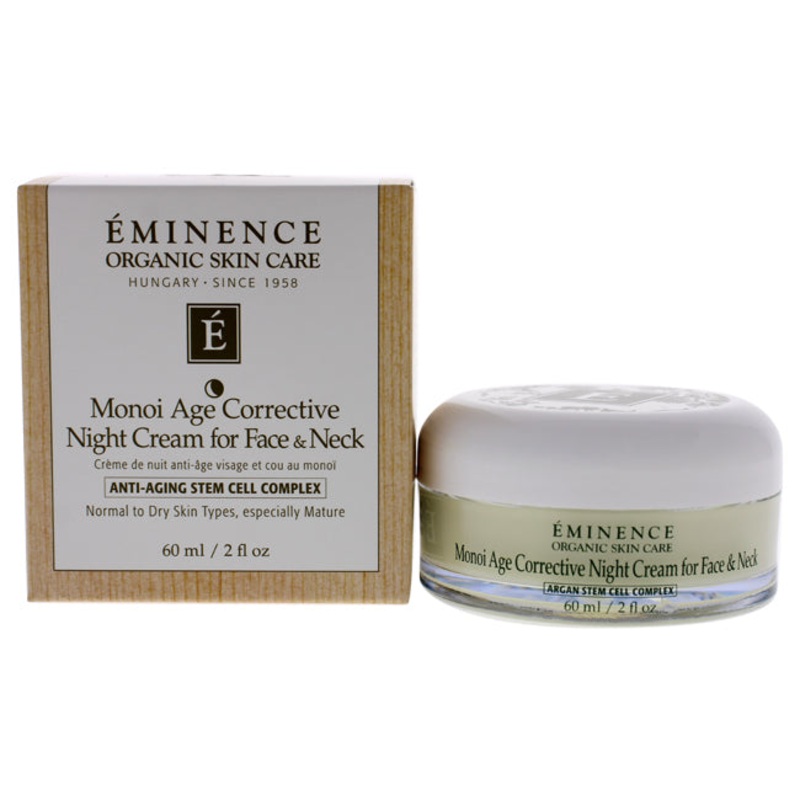 Monoi Age Corrective Night Cream for Face and Neck 2 oz.
