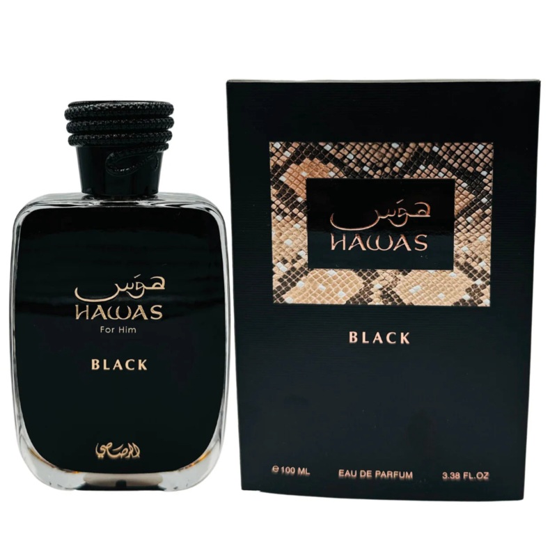 Rasasi Hawas Black 100ML EDP Spray (M)