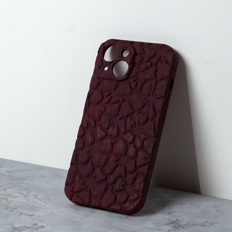 Chokore 3D Petal Design Cover (Brown) for iPhone IPHONE 14