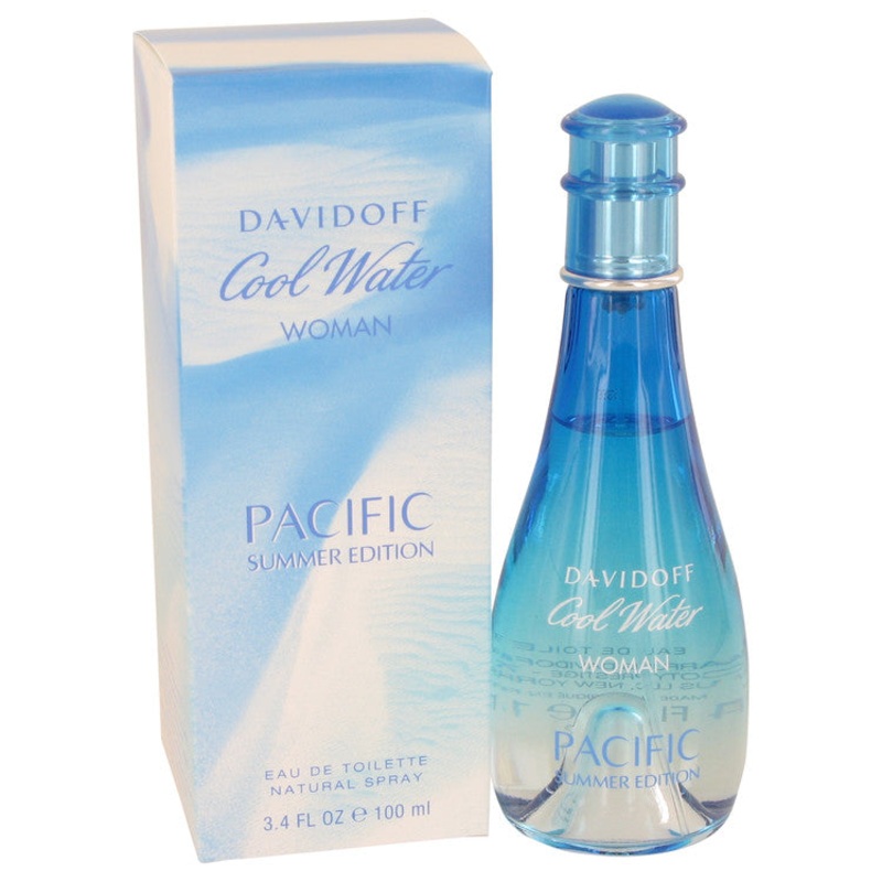 Cool Water Pacific Summer by Davidoff For Women Eau De Toilette Spray 3.4 oz
