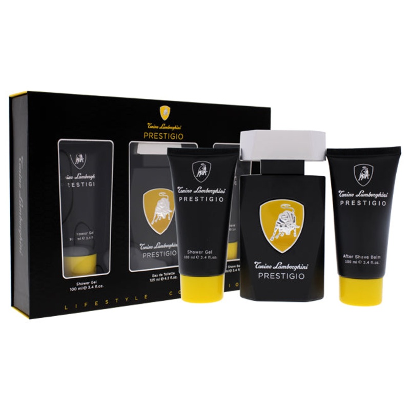 Prestigio by Tonino Lamborghini for Men - 3 Pc Gift Set 4.2 oz.