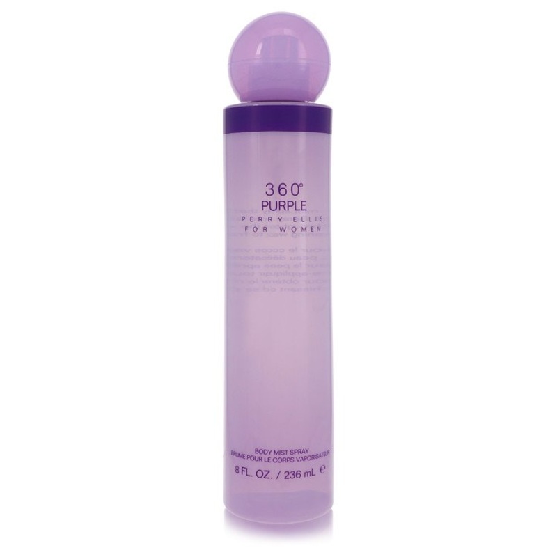 Perry Ellis 360 Purple by Perry Ellis Body Mist 8 oz for Women - Premium Designer Fragrance