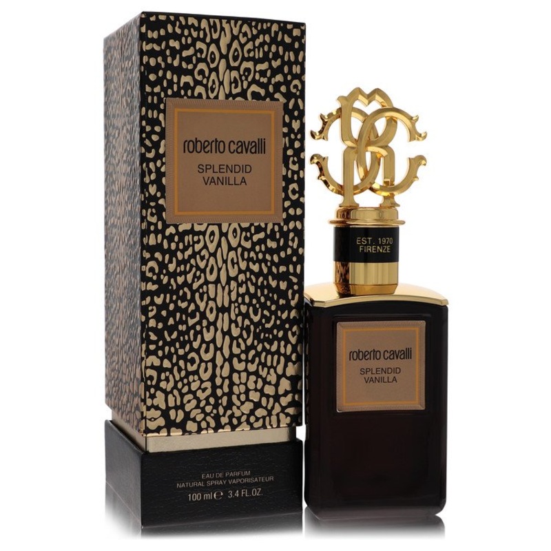 Roberto Cavalli Splendid Vanilla by Roberto Cavalli Eau De Parfum Spray (Unisex) 3.4 oz for Women - Premium Designer Fragrance