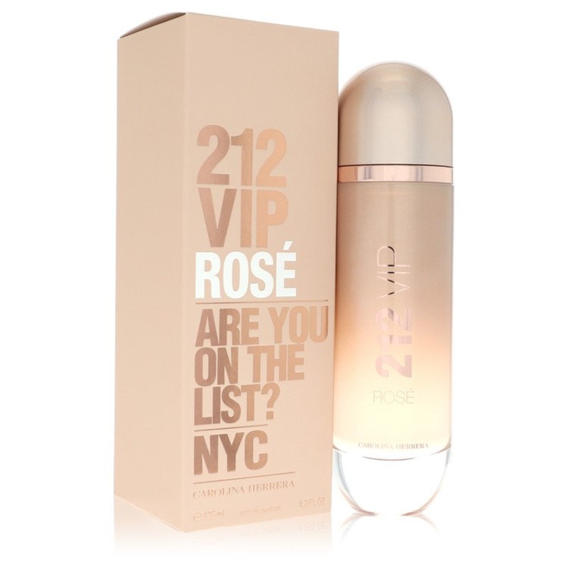 212 Vip Rose By Carolina Herrera Perfume 4.2 Oz Edp Spray For Women - Box
