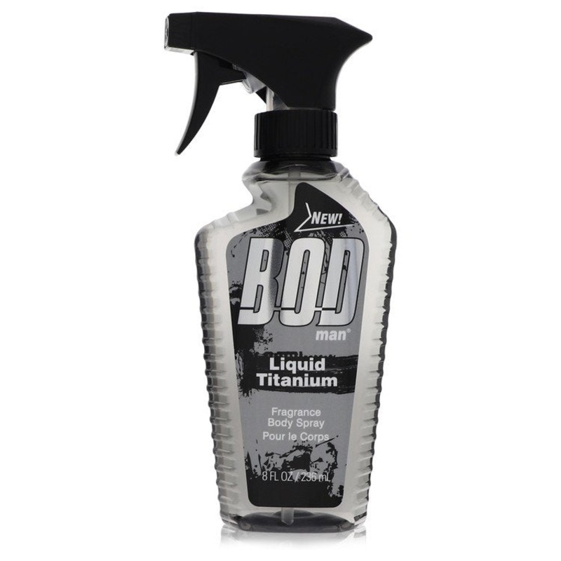 Bod Man Liquid Titanium by Parfums De Coeur For Men Fragrance Body Spray 8 oz