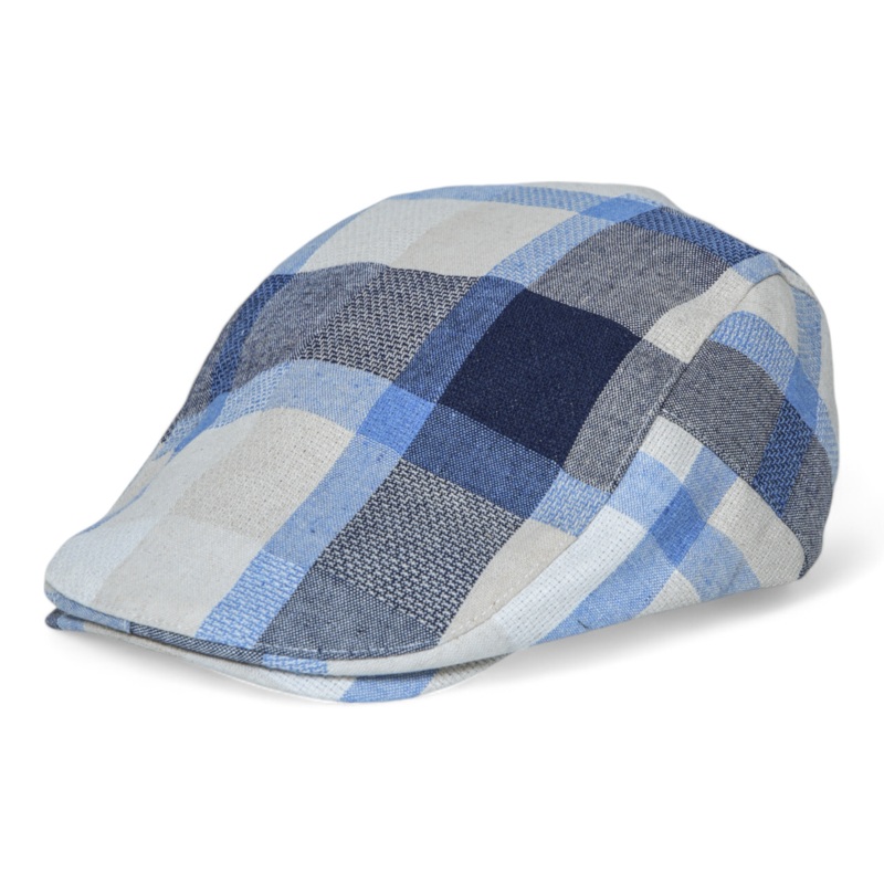Chokore Classic Plaid Ivy Cap (Blue)