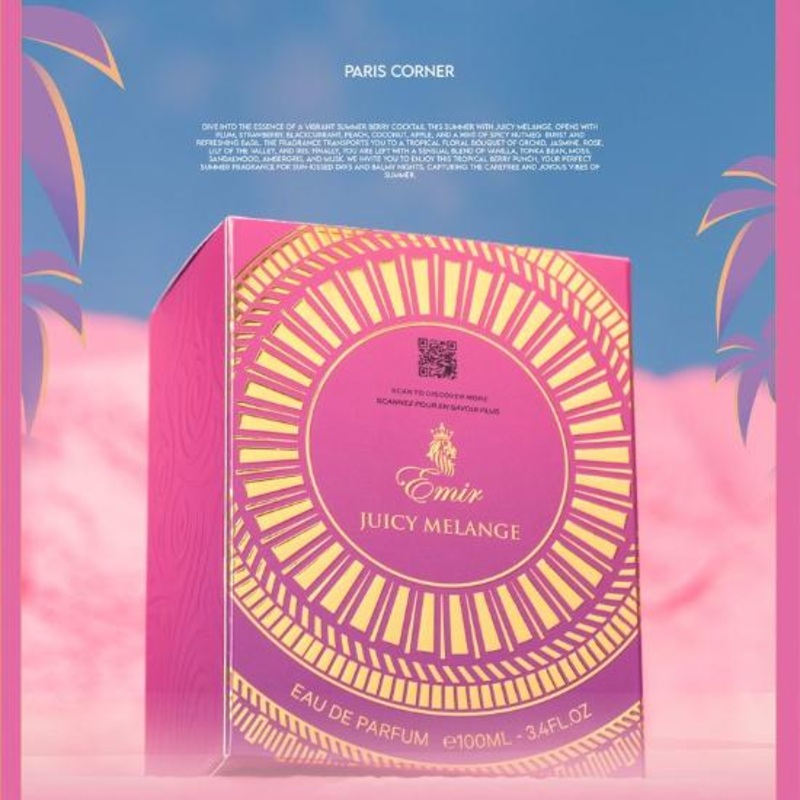 Paris Corner Emir Juicy Melange Eau De Parfum 3.4 Oz