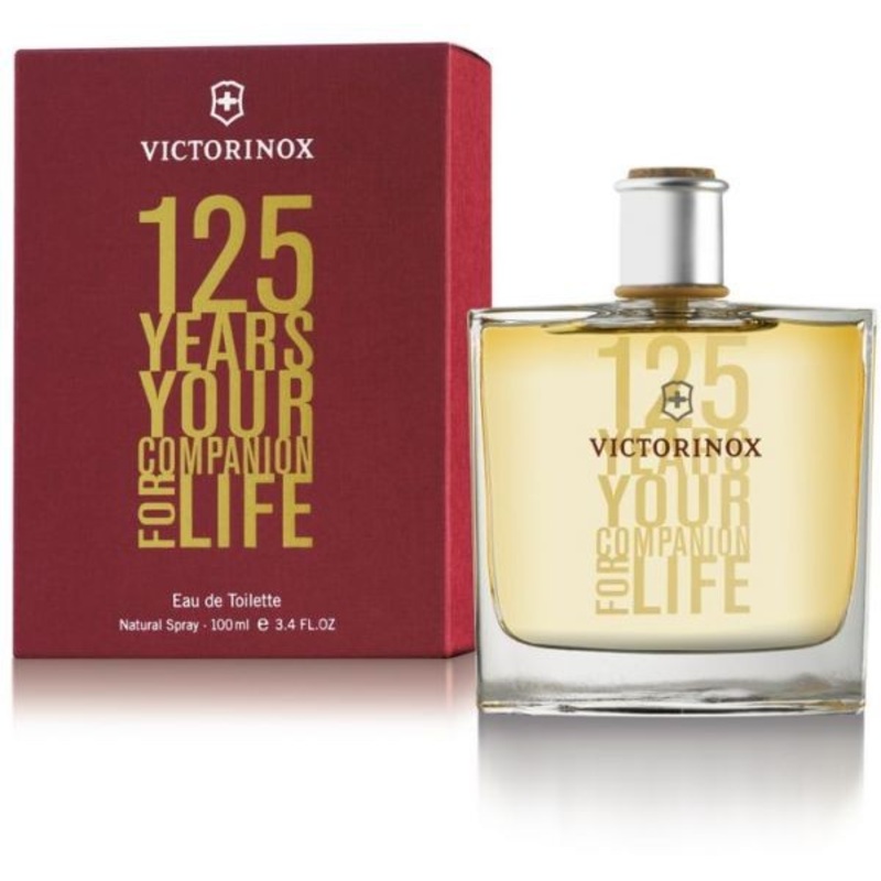 Victorinox 125 Years by Swiss Army 3.4 Oz. Eau De Toilette For Men