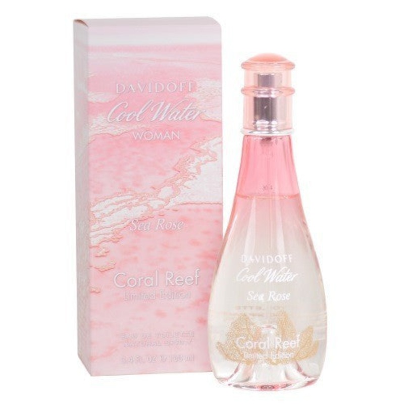 Cool Water Sea Rose Coral Reef by Davidoff 3.4 Oz. Eau De Toilette For Women