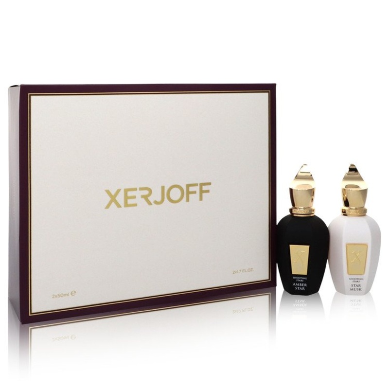 Shooting Stars Amber Star & Star Musk by Xerjoff Gift Set - (Unisex) Gift Set -- 1.7 oz EDP in Amber Star + 1.7 oz EDP in Star Musk Both Unisex Fragrances